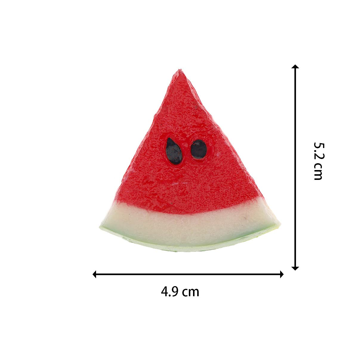 20 PCS Realistic Artificial Watermelon Slices - Faux Plastic Fruit Decor for Home, Office, Party & Kitchen - Perfect for Tabletop Displays, Food Photography Props, and Decorative Centerpieces