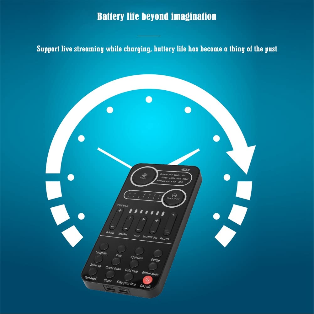 Trooth Mini Portable Voice Changer with 10+ Audio Effects - Live Sound Modifier Card Speaker for Smartphones, PC & Tablets - Perfect for Gaming, Prank Calls & Content Creation