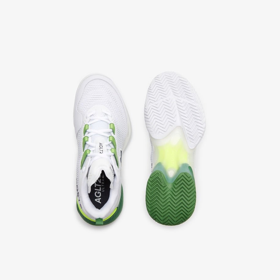 Lacoste AG LT23 Ultra Women's Tennis Shoes - White & Green | Lightweight Comfort for Casual Wear & Court Performance