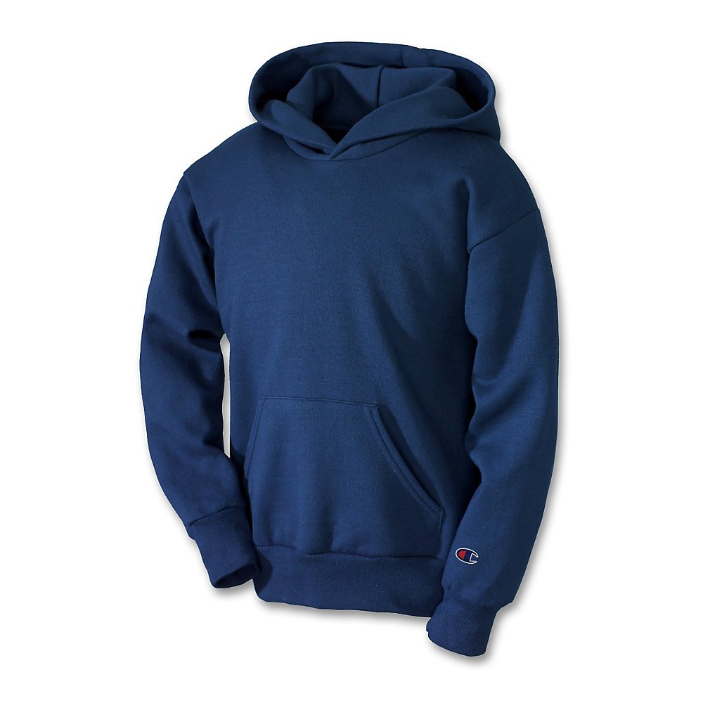 Champion Double Dry Youth Action Fleece Pullover Hoodie - Soft & Breathable Kids Hooded Sweatshirt for School, Sports & Outdoor Activities