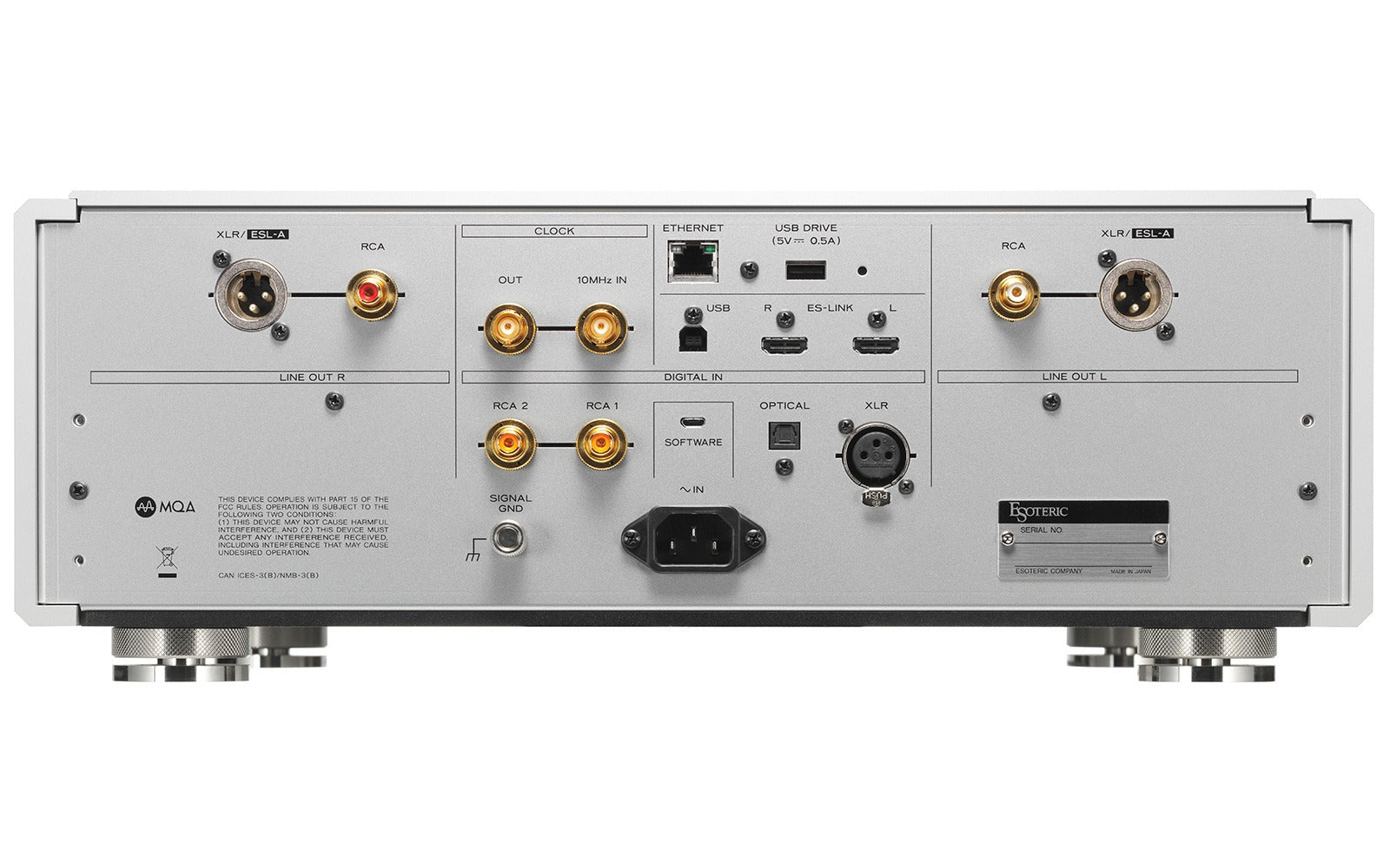Esoteric N-01XD SE N Series High-End Network Audio Player & DAC - Perfect for Audiophiles and Home Theater Systems