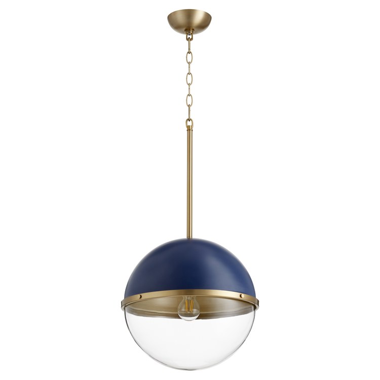 12 Pack Single Light Globe Pendant Lighting Fixtures - Modern Glass Hanging Lights for Kitchen Island, Dining Room & Bedroom Decor