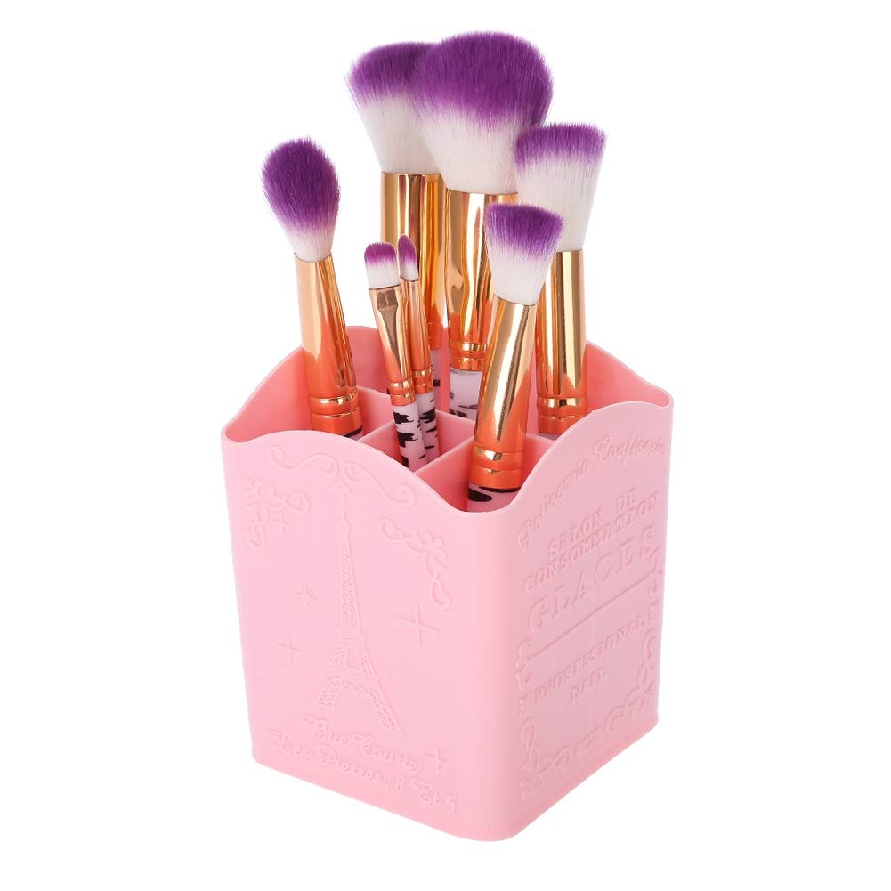 YUYTE 3-Piece Pink Storage Box Set - Kitchen & Dining Organizer, Stationery Holder, Home Office & Dorm Room Storage Solution | Compact & Stackable Containers for Food, Utensils, School Supplies & Craft Organization