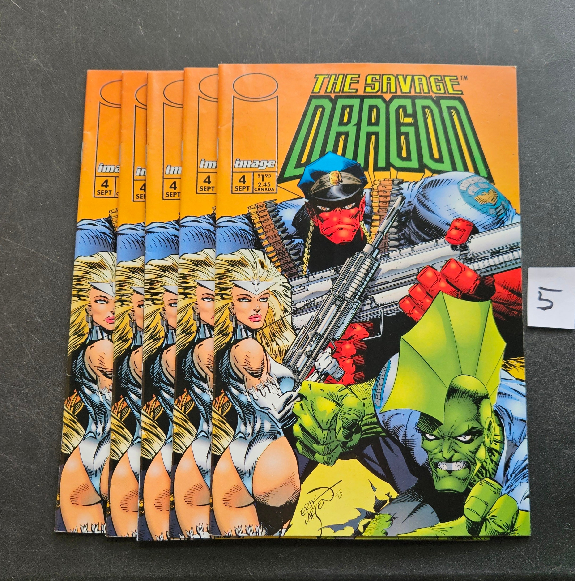 The Savage Dragon Vol. 2 #4 - September 1993 Image Comics - Rare Collectible Comic Book for Superhero Fans & Comic Collectors - Perfect for Display, Gifts, and Investment