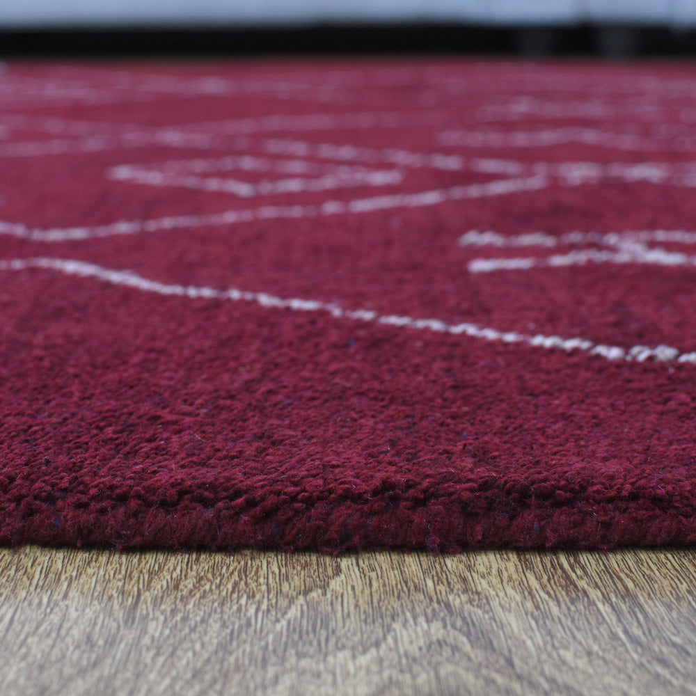 Handmade Artistry Hand Knotted Rug - Premium Wool Area Rug for Living Room, Bedroom & Dining - Boho Chic Home Decor