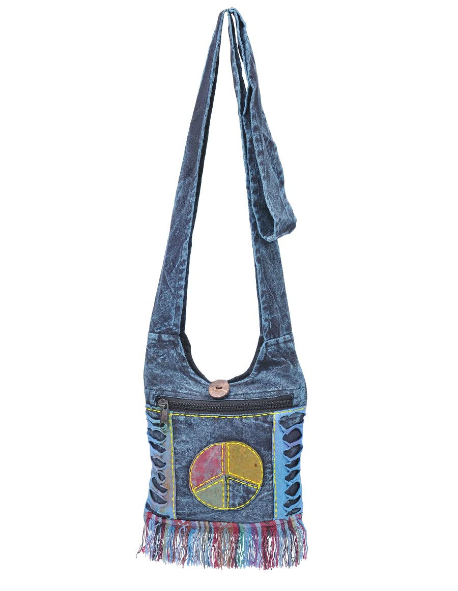 Royal Small Hippie Bag - Women's Crossbody Phone Purse | Boho Travel Bag for Everyday Use, Festivals & Vacations