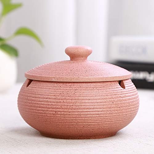 Ceramic Jar Holder with Lid - Anti-Skid Taichi Design for Home & Office Decor | Perfect for Organizing Spices, Tea Bags or Desk Accessories