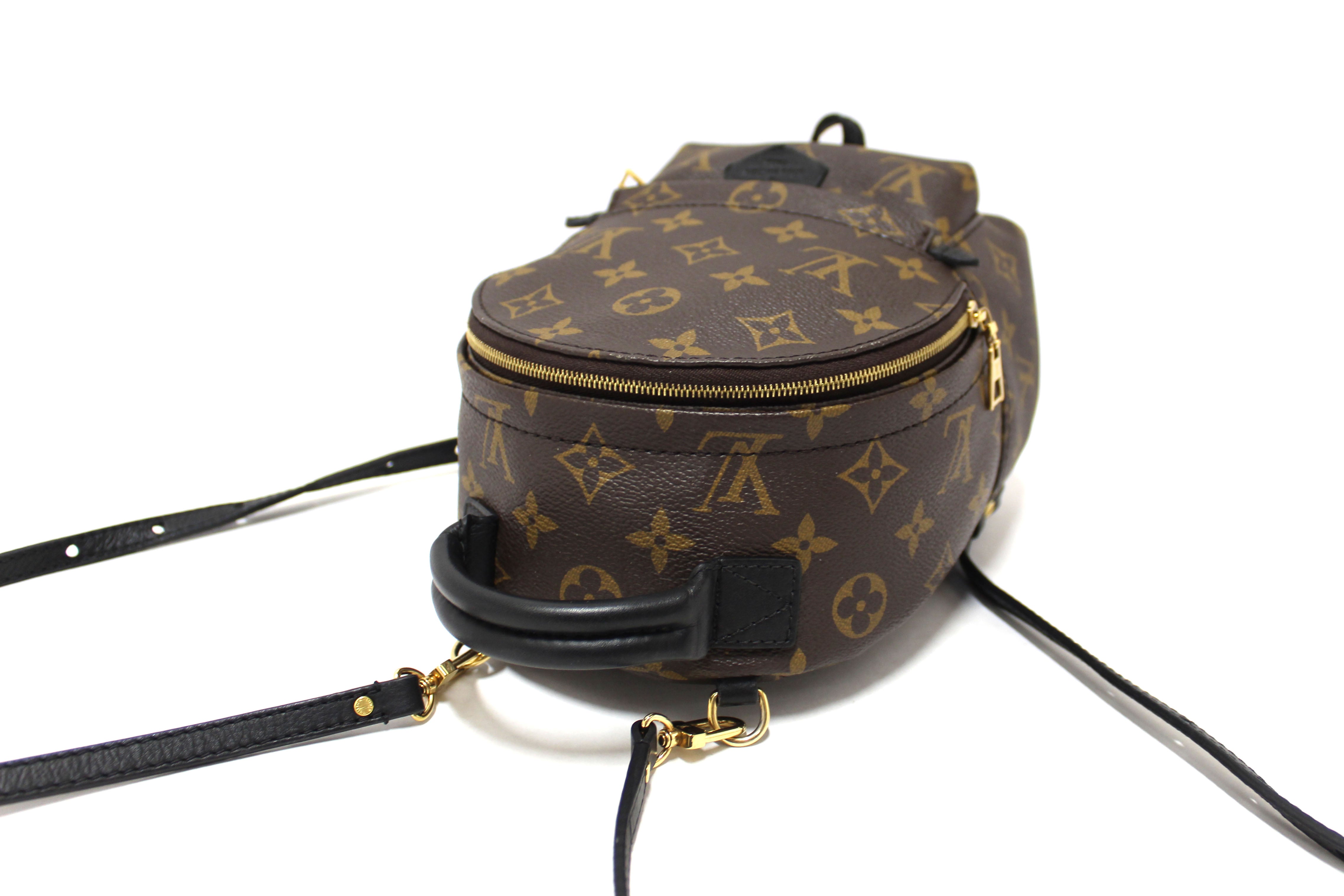 Authentic Louis Vuitton Monogram Palm Springs Mini Backpack - Luxury Designer Crossbody Bag for Women, Perfect for Travel, Shopping & Daily Use