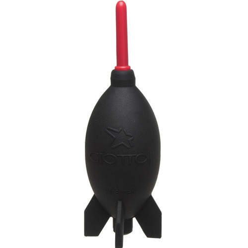 Giottos Large Rocket Blaster - Powerful Air Blower for Camera Lens & Electronics Dust Removal - Perfect for DSLR, Mirrorless Cameras & Keyboard Cleaning (Black)