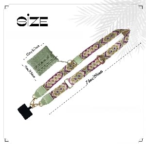 Waterproof Crossbody Phone Strap with Zipper Wallet Pouch - Adjustable Phone Lanyard for iPhone Samsung Smartphones | Perfect for Travel, Shopping & Outdoor Activities