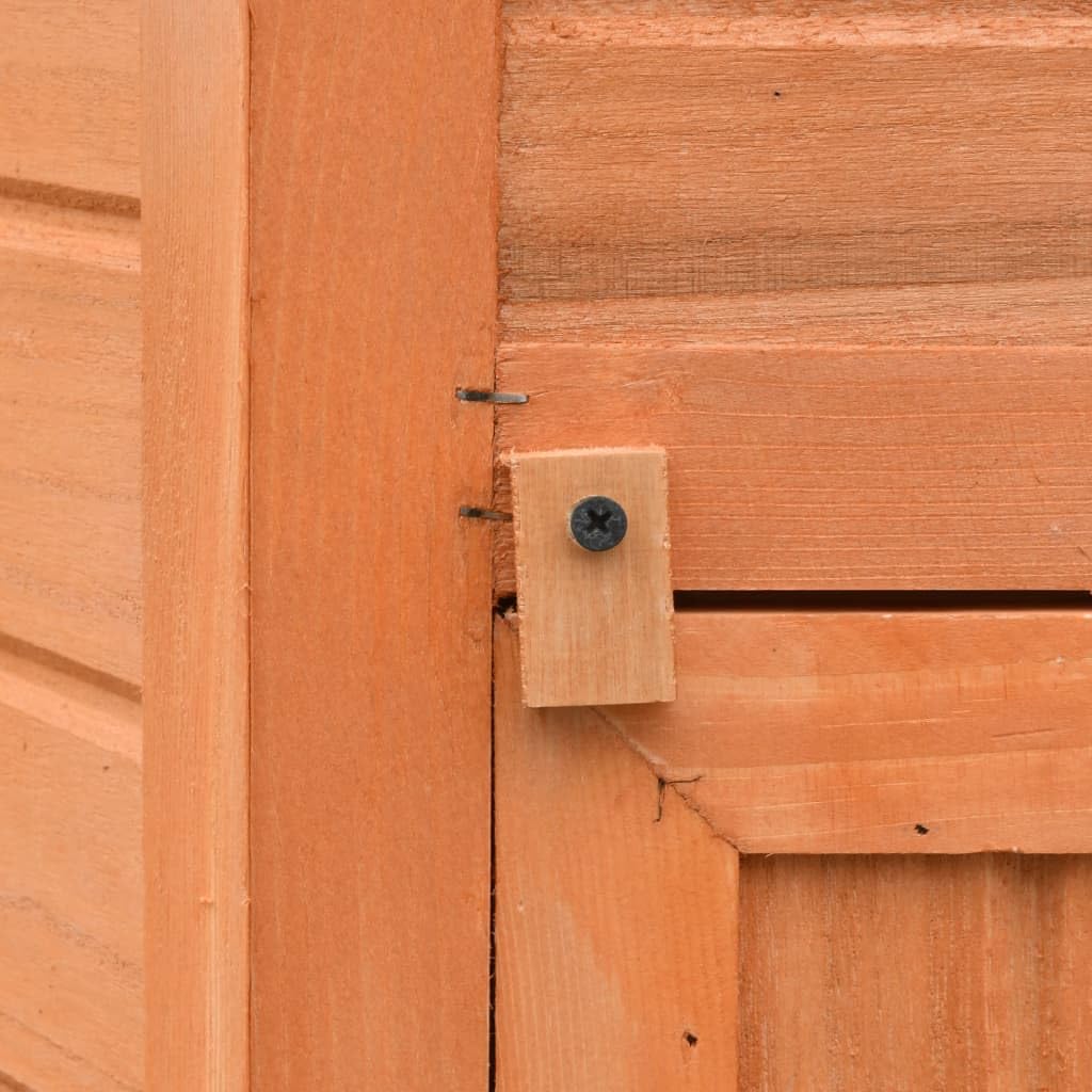 Premium VidaXL Solid Pine & Fir Wood Chicken Coop - Large 49.6