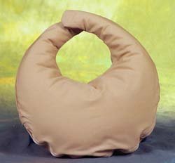 Blue C-Shaped Travel Pillow - Made in USA | Comfortable Neck Support for Airplane, Car & Home Use