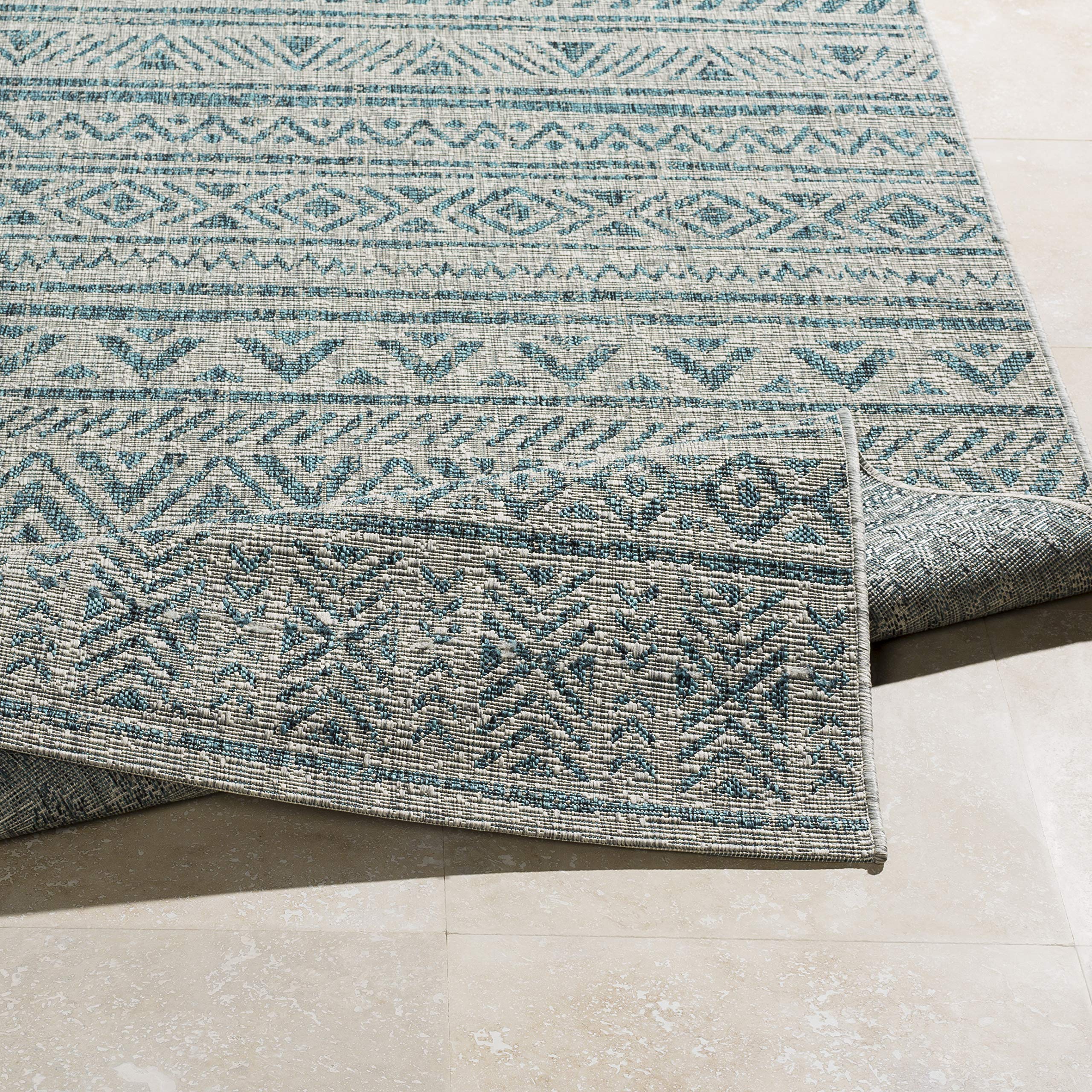 Artistic Weavers Esperanza/Renate 5x8 Feet Teal Area Rug - Soft Modern Bohemian Design for Living Room, Bedroom & Home Decor
