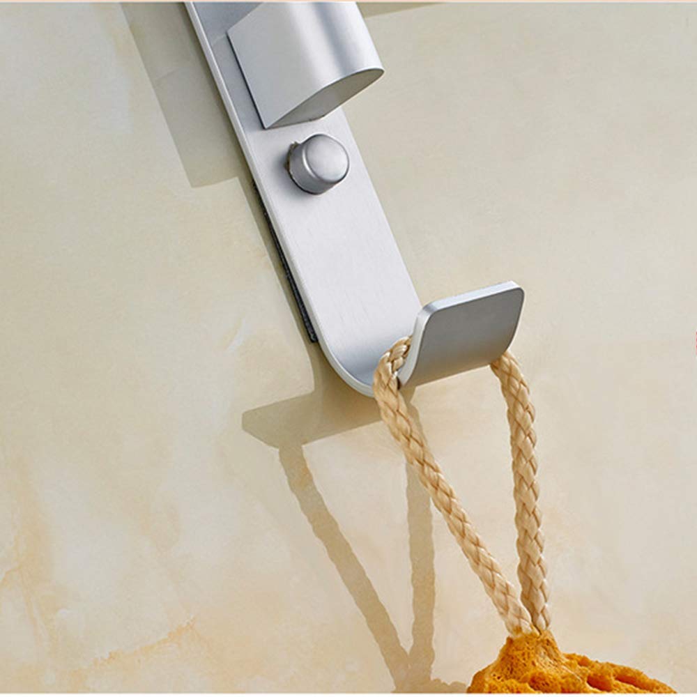 Rotating Wall-Mounted Aluminum Towel Bar - Space Saving for Bathroom