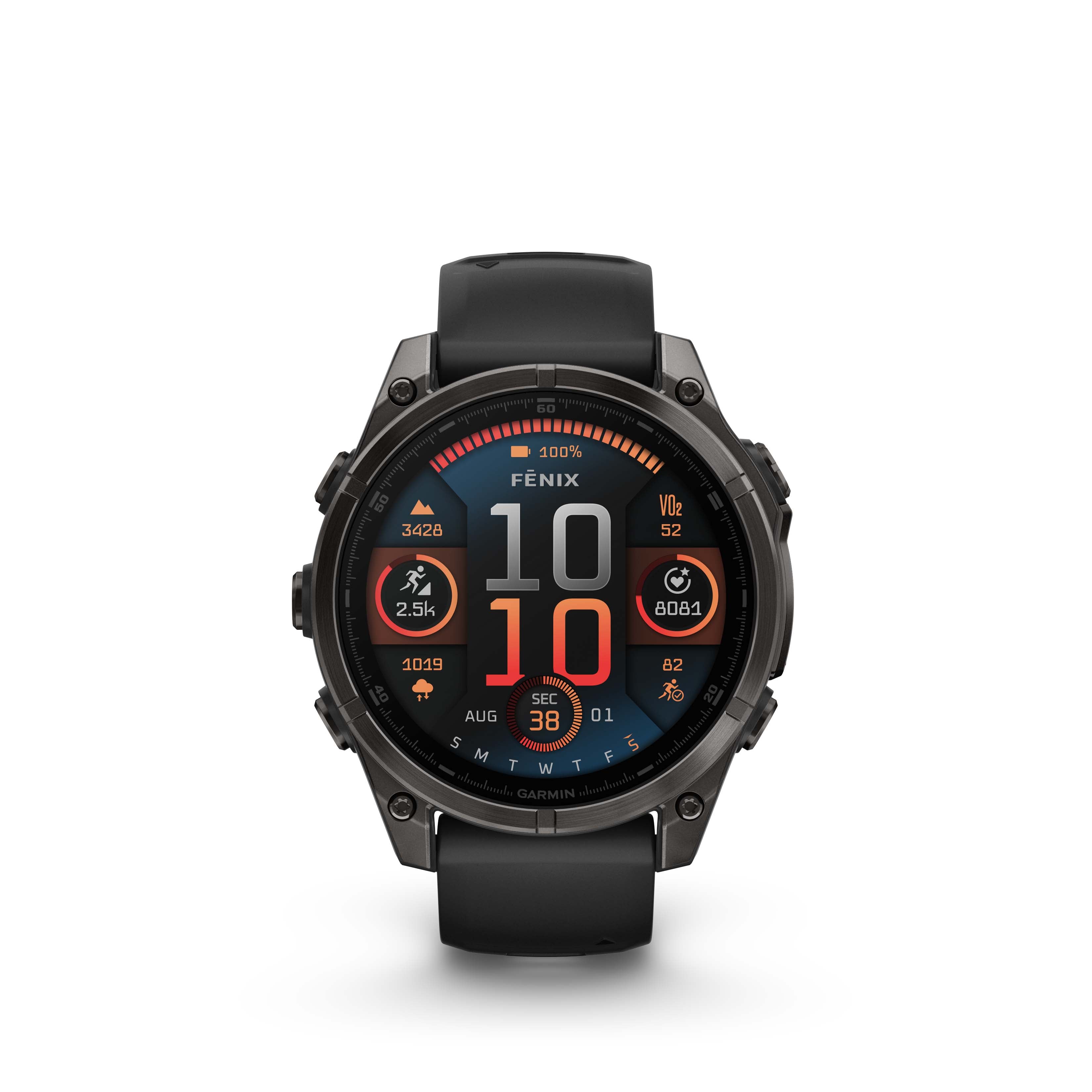 Garmin Fenix 8 Sapphire AMOLED 47mm Smartwatch with GPS, Heart Rate Monitor & Fitness Tracking - Perfect for Outdoor Adventures, Running & Hiking