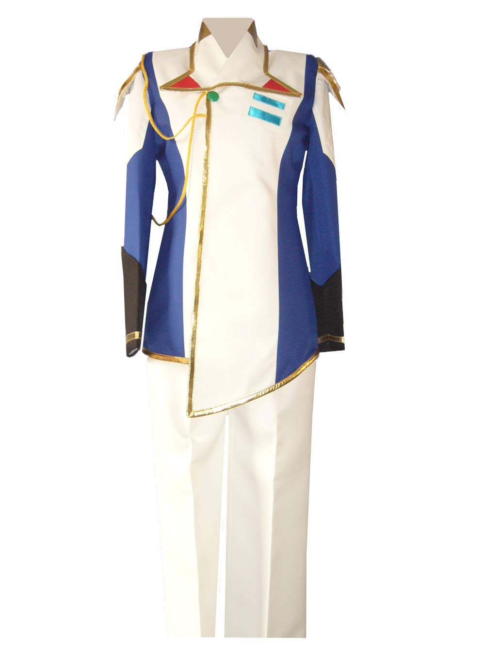 Kira Yamato Cosplay Costume - Gundam Seed New Rank Uniform Outfit for Anime Conventions & Halloween