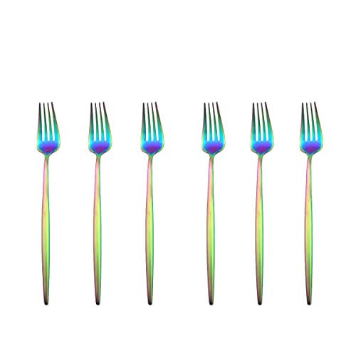 Rainbow Dessert Fork