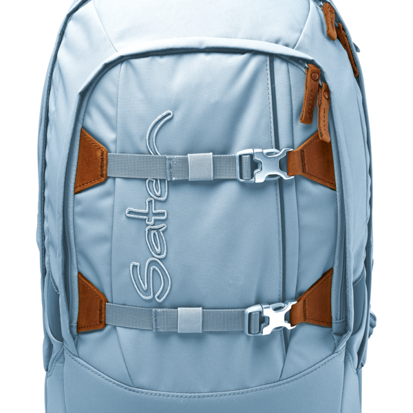 Satch Pack Nordic Ice Blue Backpack - Waterproof Travel Laptop Bag for Men & Women, Perfect for Hiking, Commuting, and Business Trips