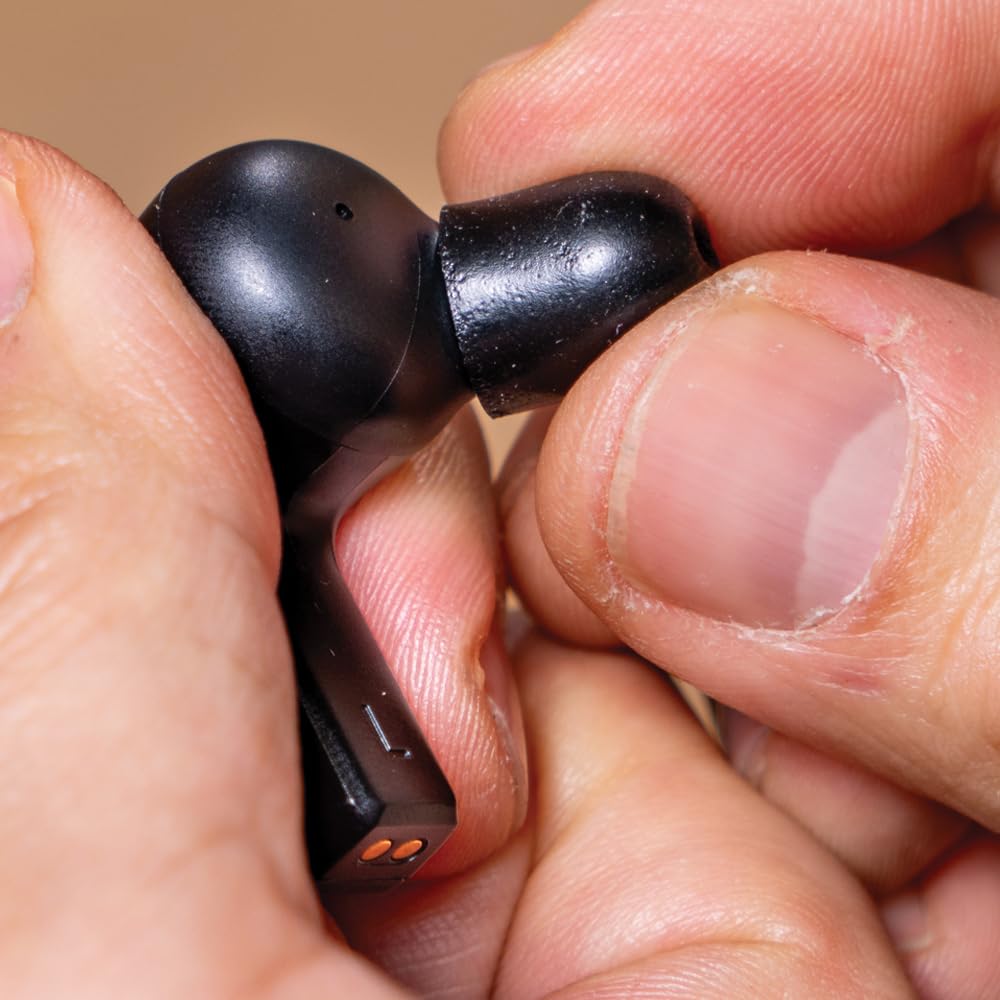 Klein Tools 69475 Replacement Ear Tips for AESEB1S Earbuds - 3 Pairs Memory Foam & Silicone (S/M/L) - For Work & Music