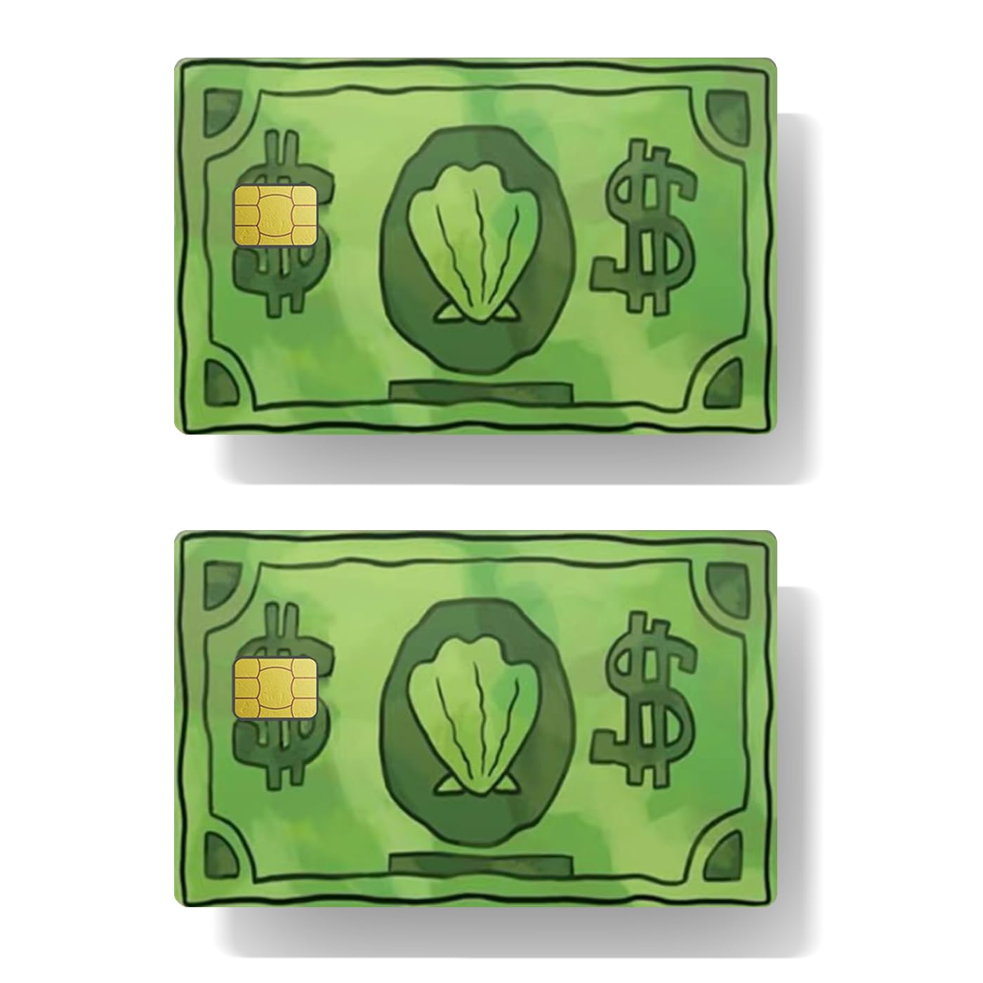 Sea Bucks Credit Card Skin - Funny Vinyl Sticker for Debit & Bank Cards - Protective Decal for Small Chip Cards - Perfect for Personalizing Wallets, Gifts & Everyday Use