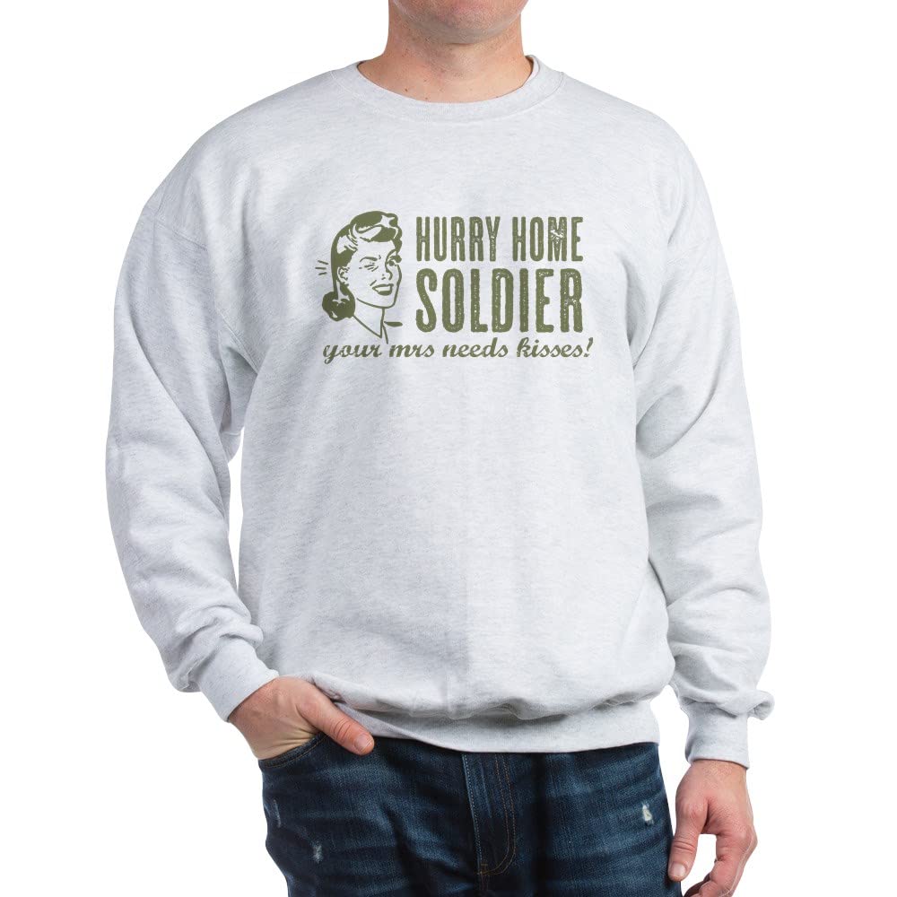 Hurry Home Soldier Sweatshirt - Comfortable Pullover Hoodie for Military Families | Perfect for Homecoming, Deployment Support & Patriotic Gifts