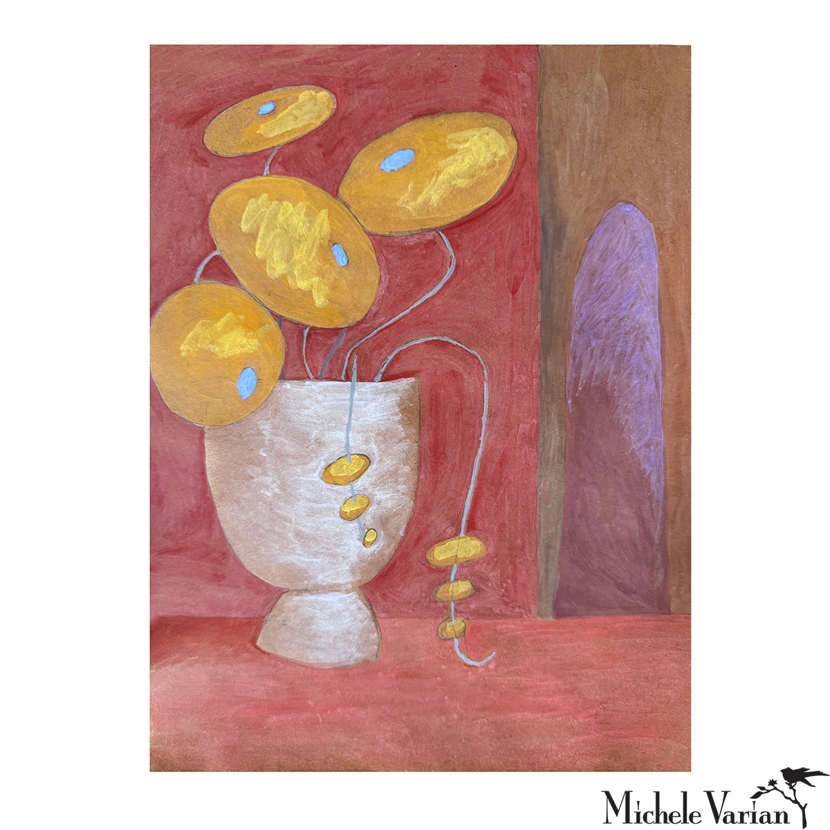 Fantasy Floral Still Life 09 - Premium Wall Art Print for Home & Office Decor - Perfect for Living Room, Bedroom, and Workspace Aesthetics