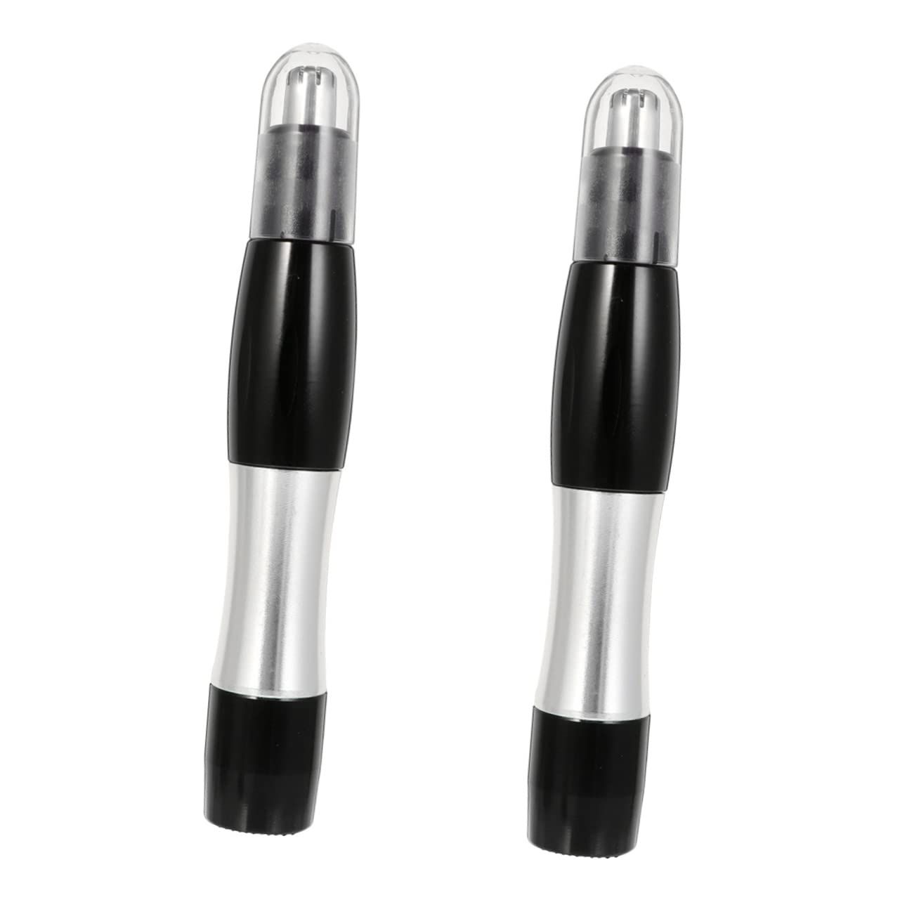 Healeved 2 Pack Electric Nose Hair Trimmer for Men - Rechargeable Eyebrow & Facial Hair Clipper with Precision Blades - Perfect for Travel, Grooming Kit & Personal Care