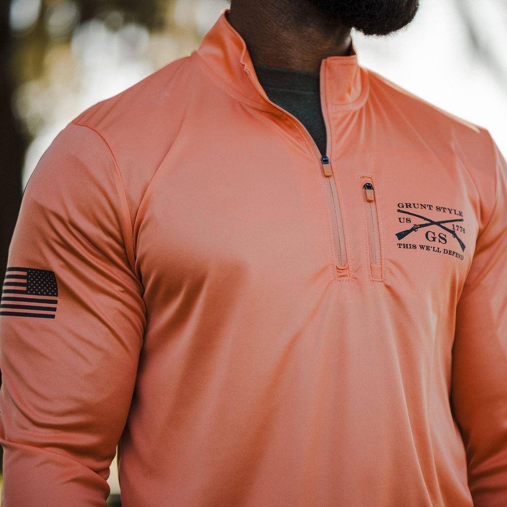 Overwatch 1/4 Zip Pullover Sweatshirt - Apricot Crush | Gaming Apparel for Casual Wear & Esports Fans