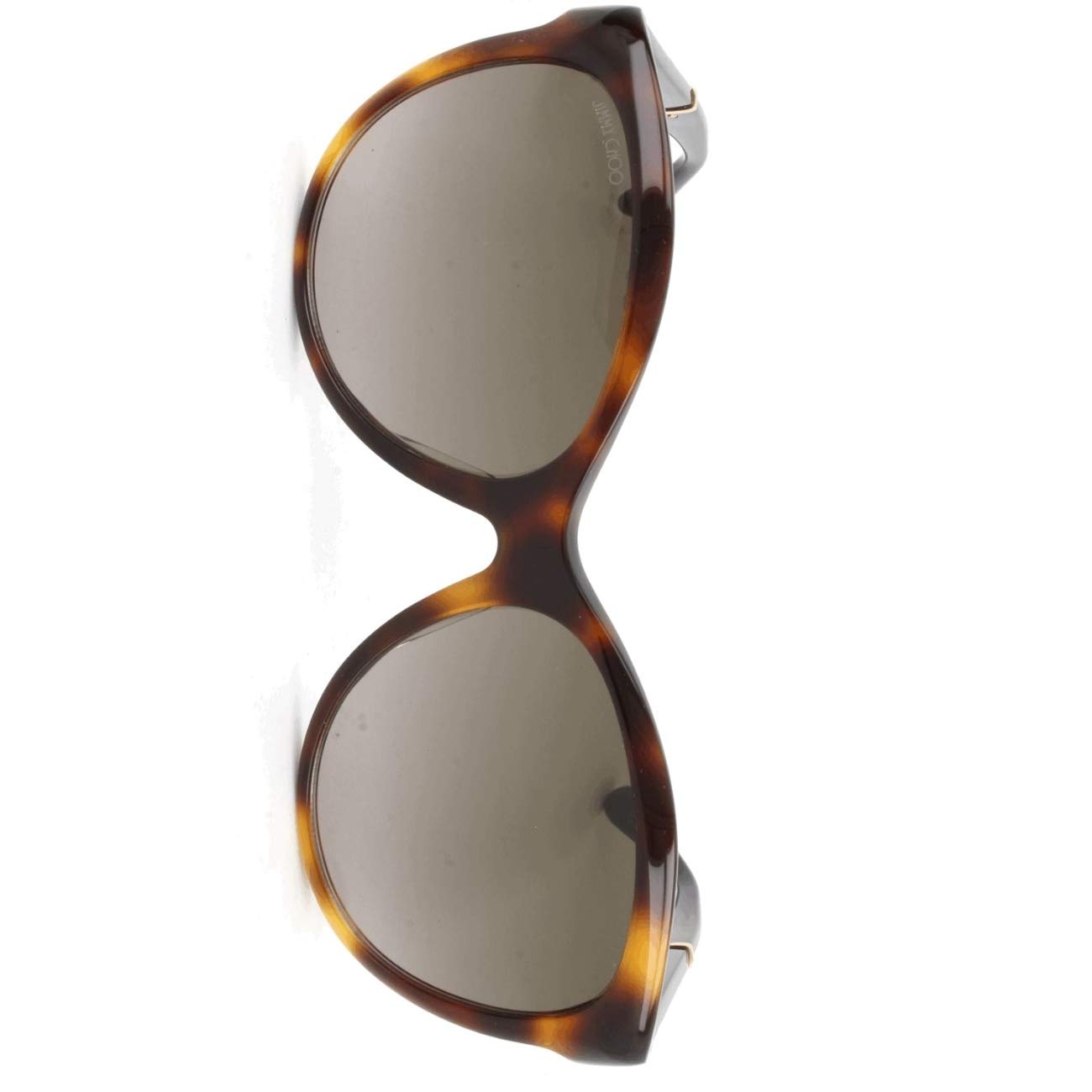 Jimmy Choo Women's Glee Havana Glitter Black Sunglasses 57mm - Fashion Designer Shades for Women, UV Protection, Size 57-140 B49 | Perfect for Beach, Vacation & Summer Outfits