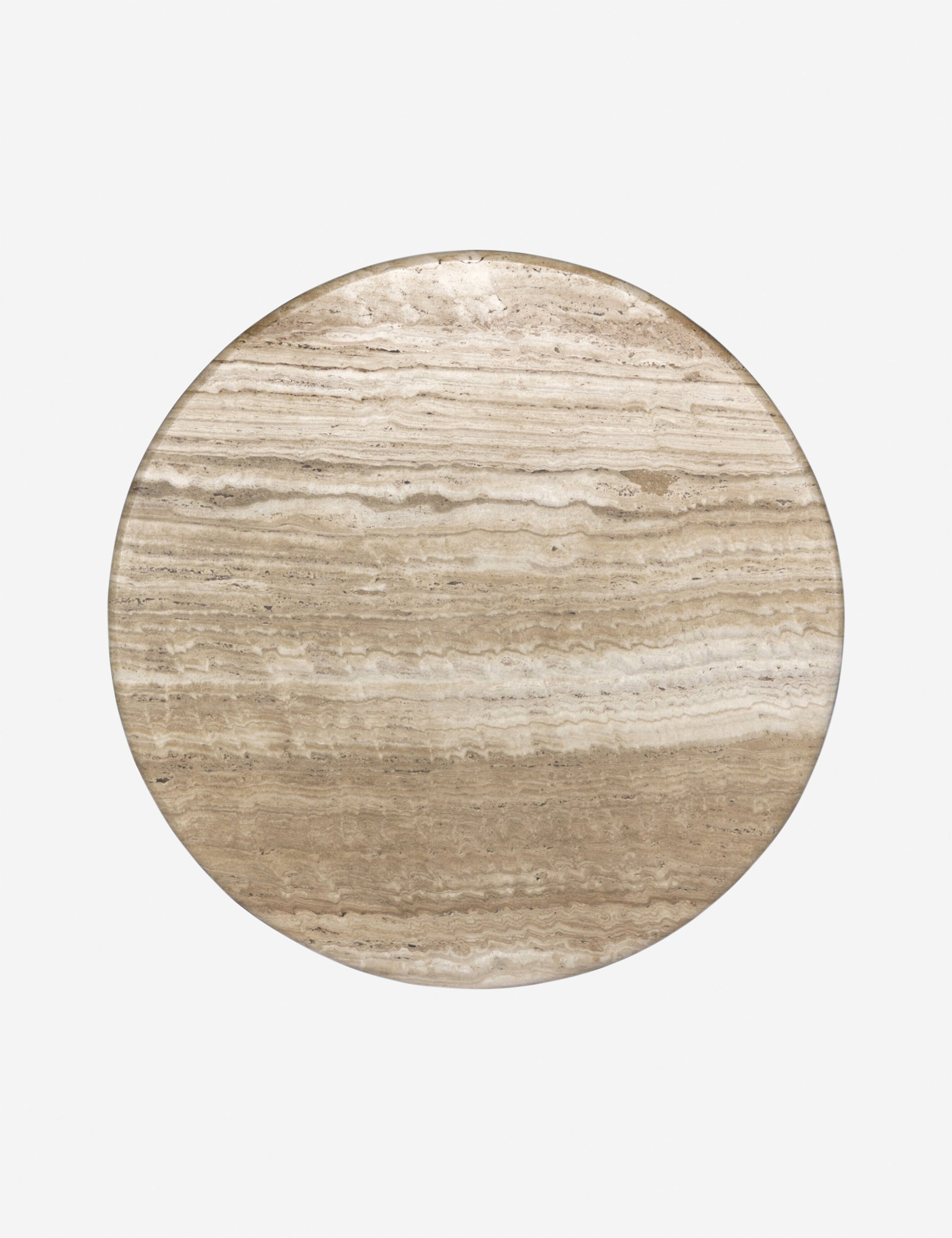 Amber Lewis x Four Hands Figueroa Round Dining Table - Modern Farmhouse Style for Kitchen, Dining Room & Small Space Gatherings
