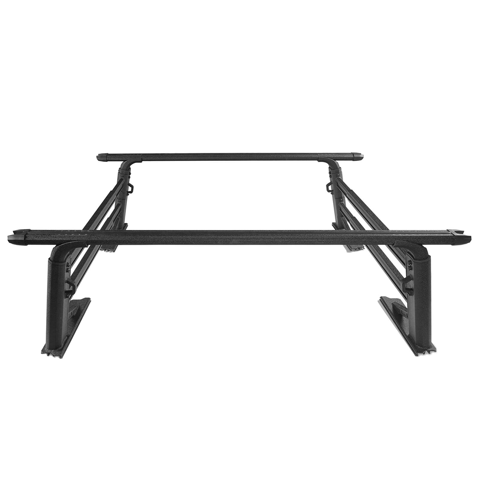 Heavy Duty Truck Bed Cargo Ladder Rack - Universal Fit for Most Pickup Trucks Without Factory Utility Tracks | Durable Aluminum Construction | Perfect for Hauling Ladders, Lumber & Equipment | Works with U-Box Storage Systems