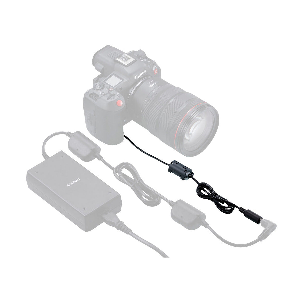Canon DC Coupler DR E6C Power Adapter for EOS R5 C Camera - Perfect for Studio & Outdoor Photography