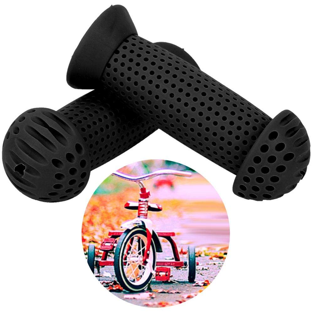 Alomejor 1 Pair Kids Bike Handlebar Covers - Soft Anti-Skid Bicycle Hand Grips for Safety and Comfort | Perfect for Children's Bicycles, Tricycles, and Balance Bikes | Outdoor Play, Commuting, and Family Cycling Adventures