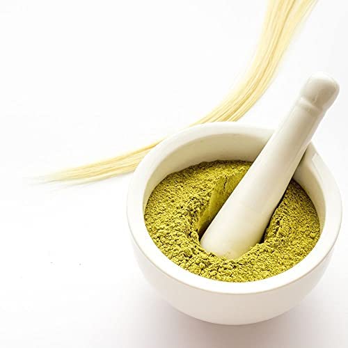 Geetanjali Herbal Henna Powder for Hair Growth & Natural Hair Color - 100% Rajasthani Mehandi Leaves (Pack of 2 x 200g, Total 400g) - Safe for Hair Care, Conditioning & Bridal Mehndi Designs