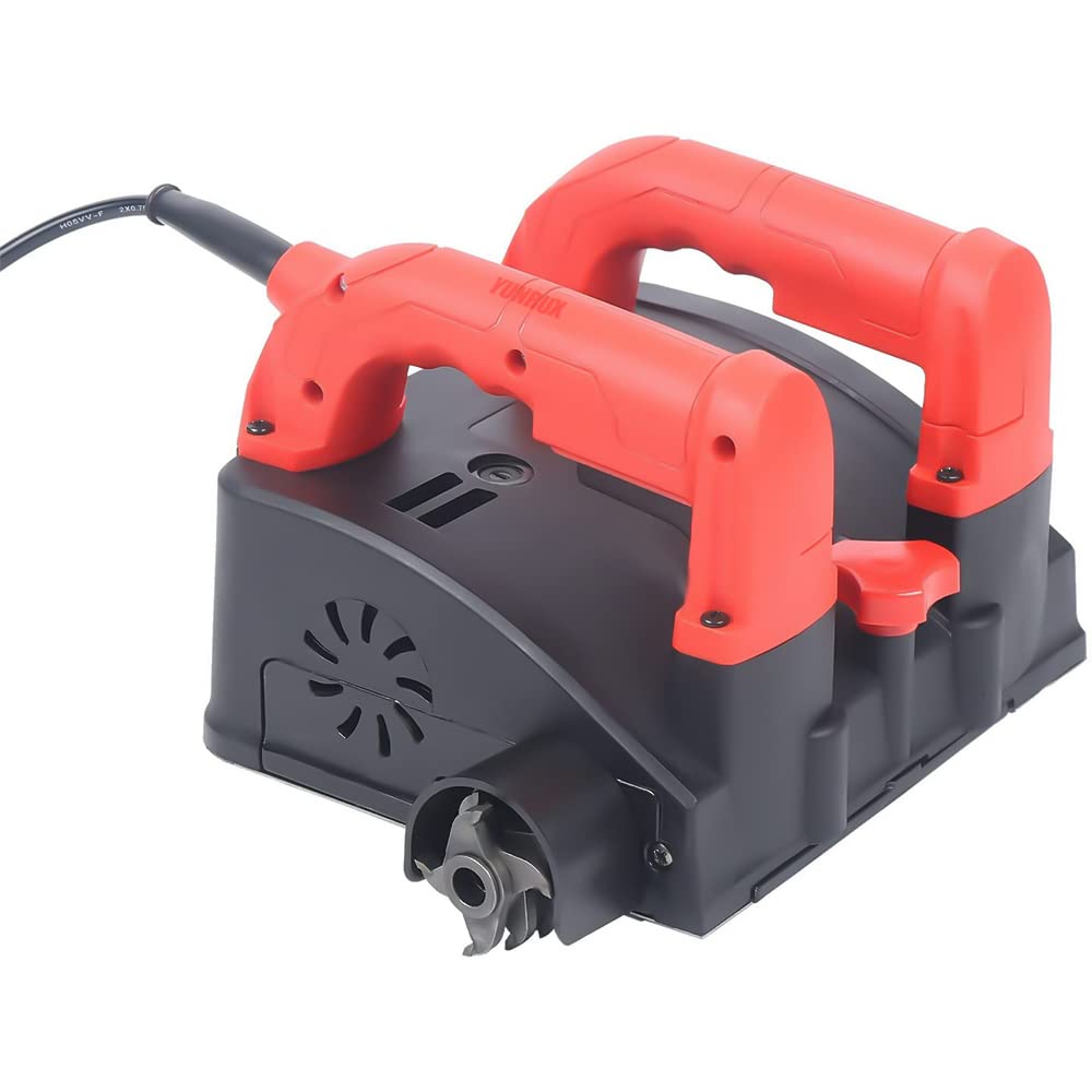 YUNRUX 3000 RPM Electric Concrete Floor Grinder - 160mm Milling Width Professional Roller Mill for Concrete Cleaning, Grooving & Surface Preparation | Ideal for Construction, Renovation & DIY Projects