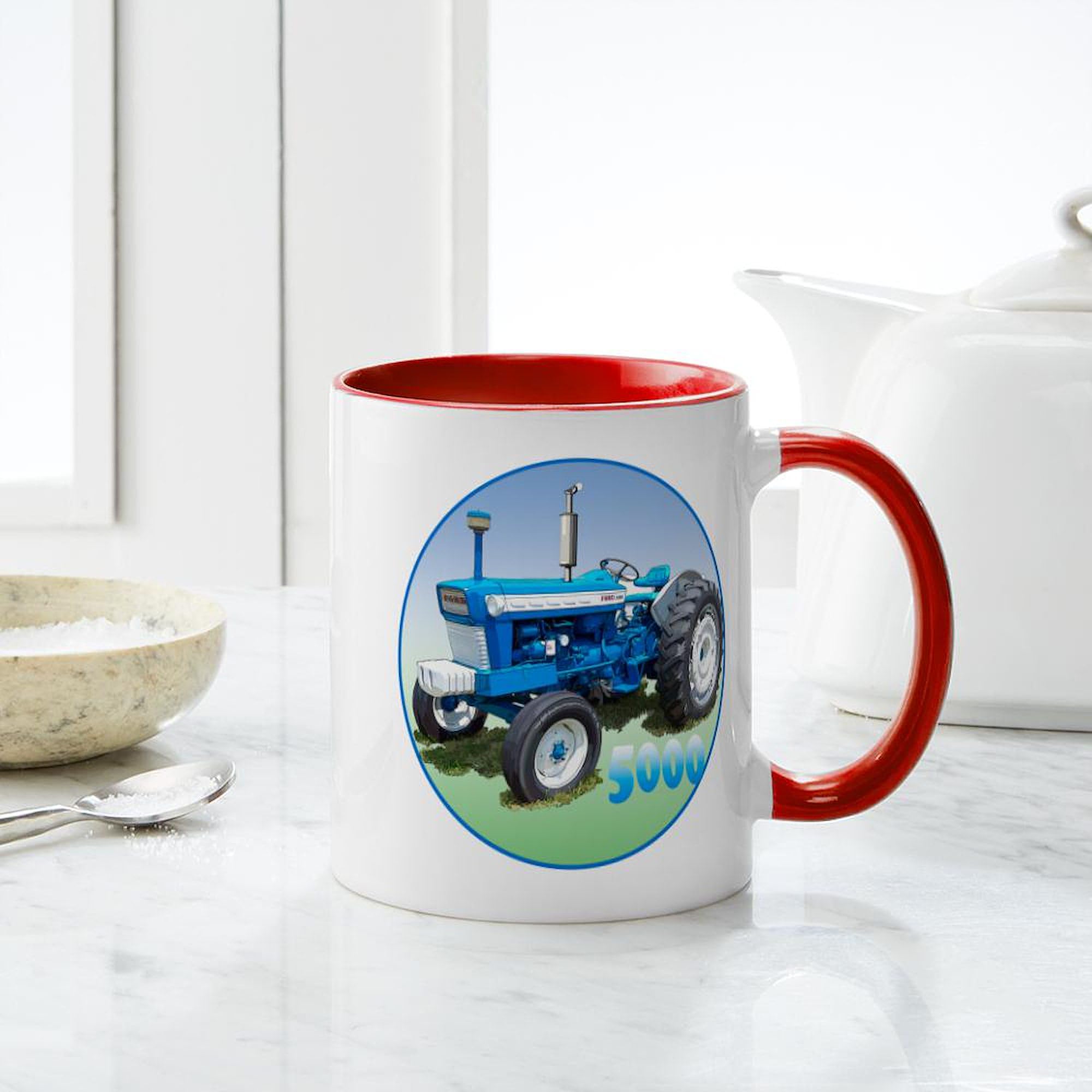 **CafePress The Heartland Classic Mug - 11 oz (325 ml) Ceramic Coffee Cup for Tea, Hot Chocolate & Office Use - Perfect for Home, Office & Gifts**
