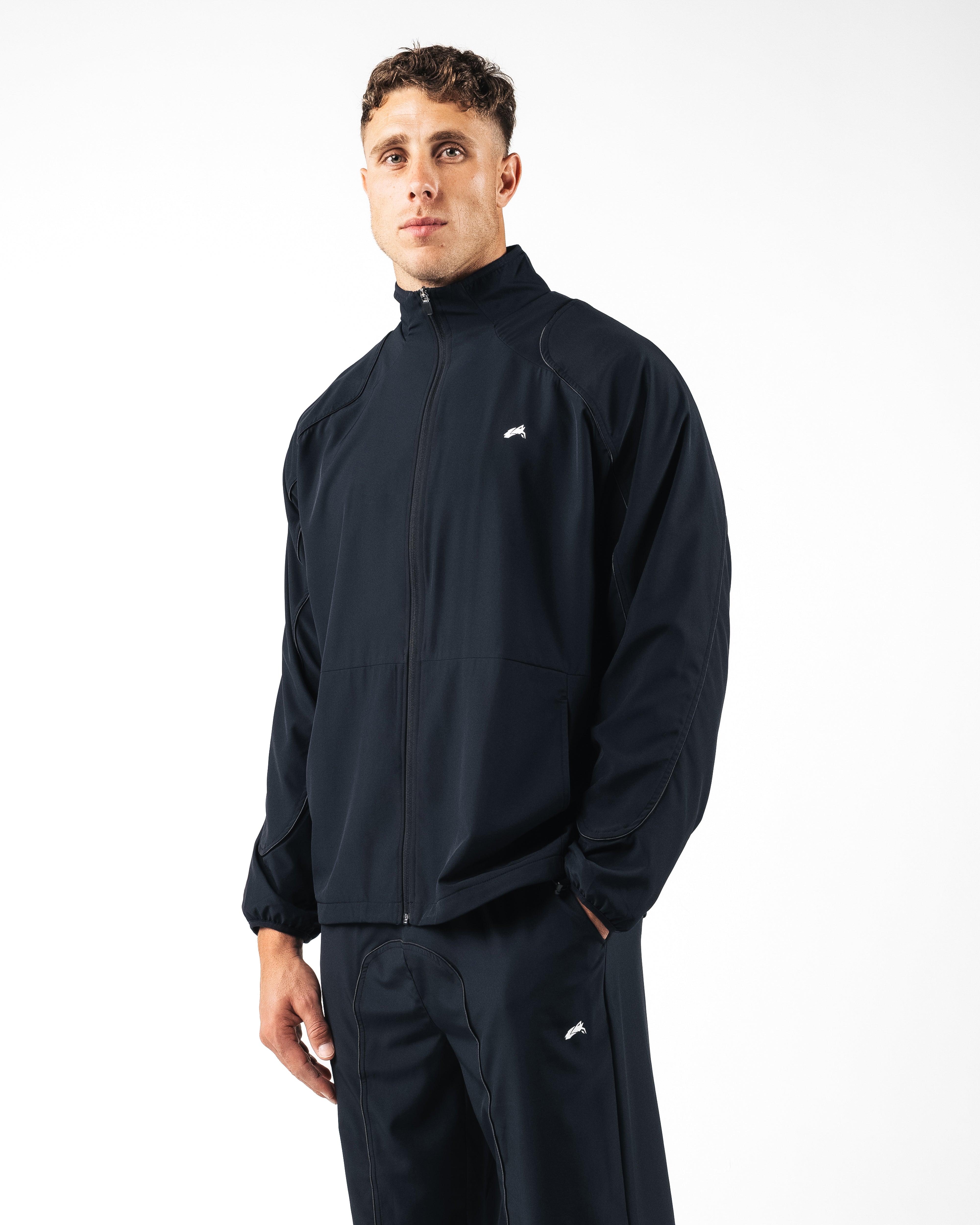 Premium Club Training Jacket for Men & Women - Breathable Black Workout Jacket for Gym, Running & Outdoor Sports