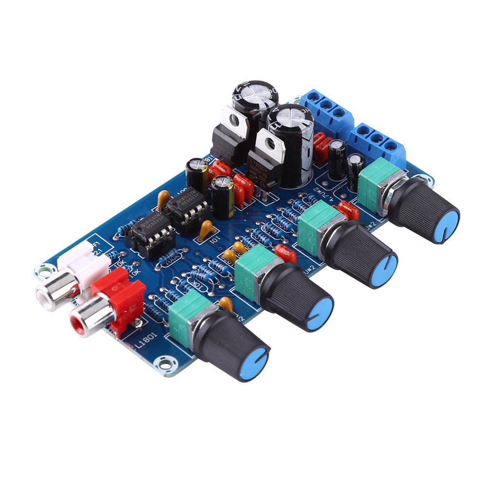 AILOOCEDI NE5532 HIFI Preamplifier Amplifier Board with Volume Control - High Quality OP-AMP Audio Preamp for Home Theater, Studio Recording & DIY Audio Projects