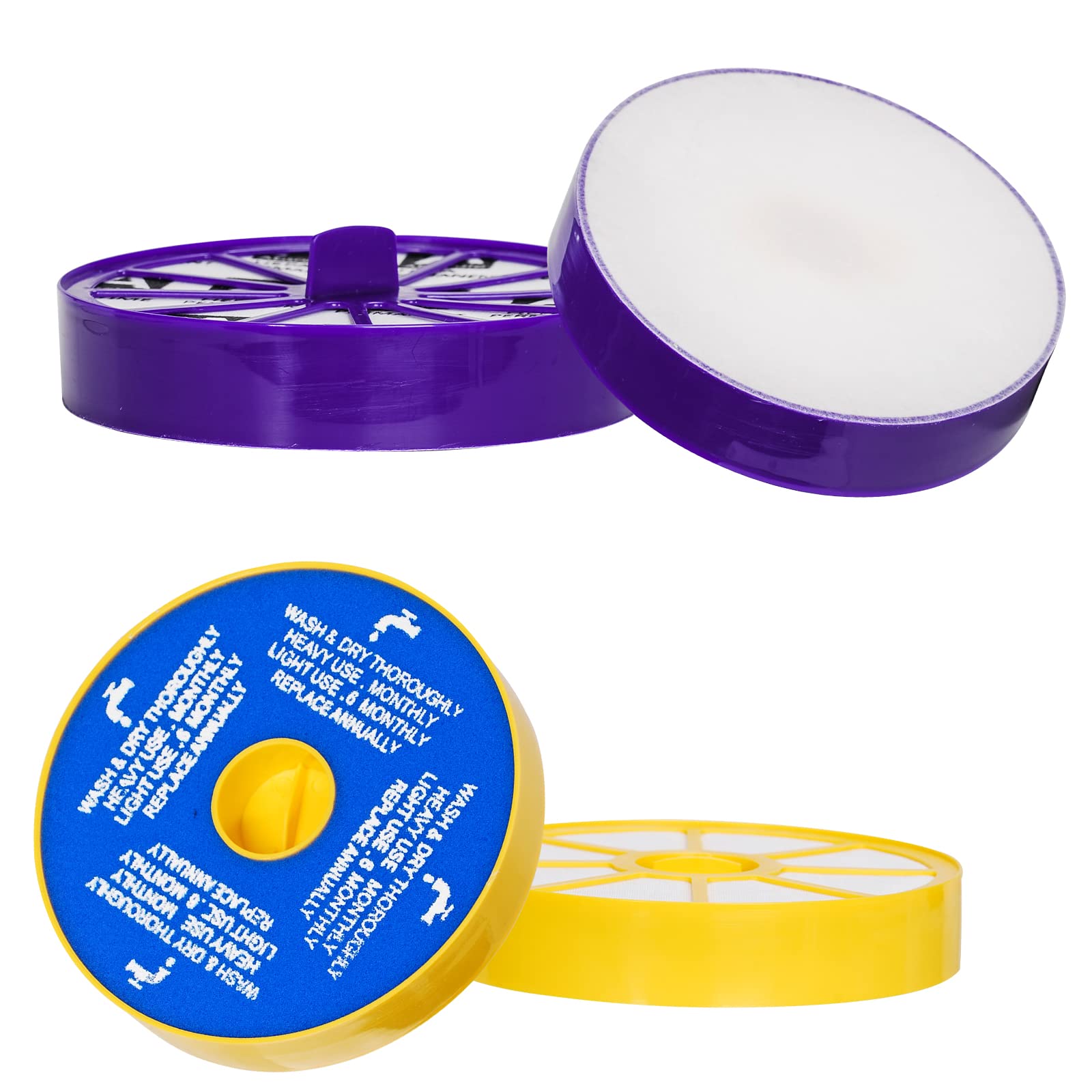 SaferCCTV HEPA Filter for DC-14 DC-15 Vacuum Cleaner - Washable Replacement for Home Cleaning
