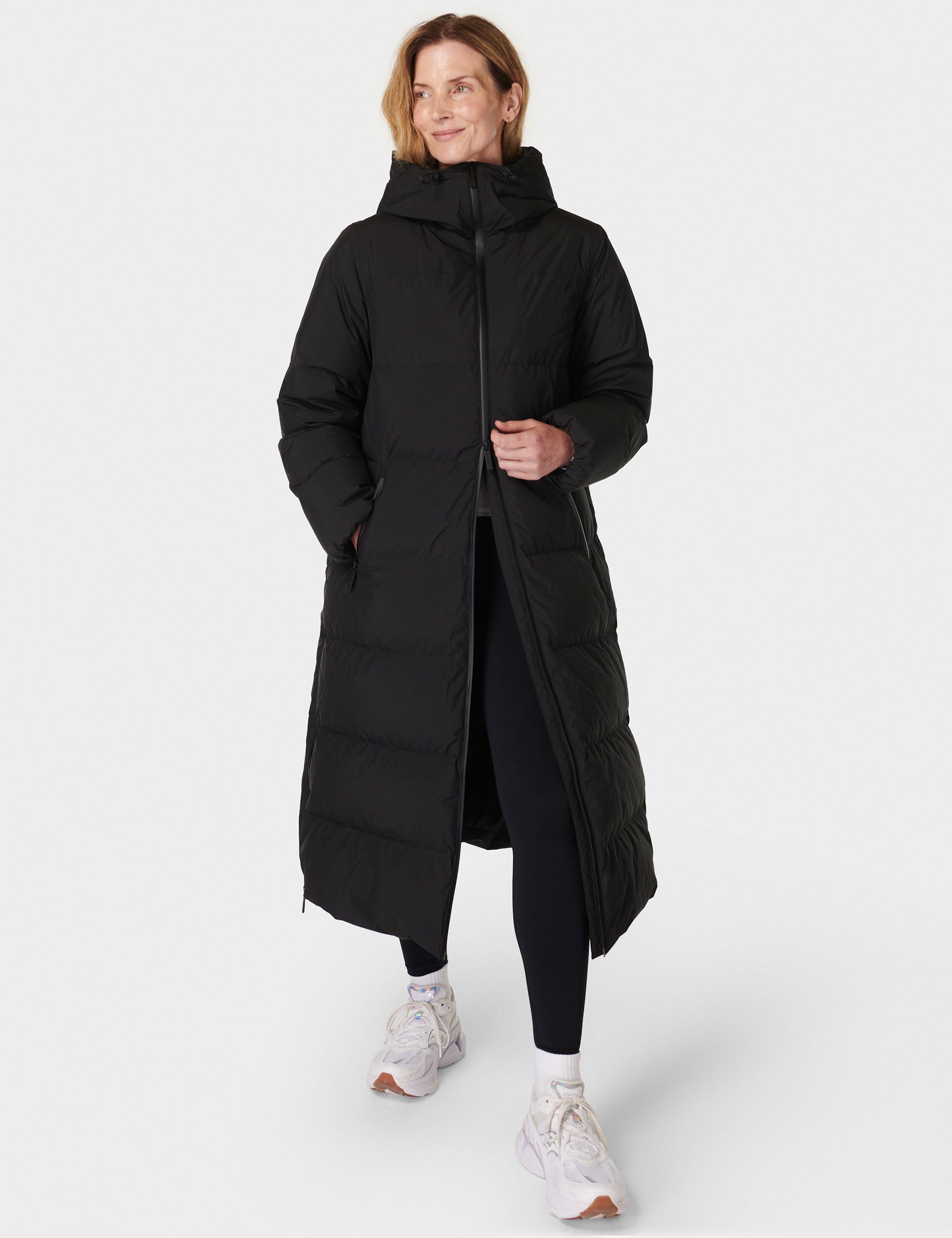 Nimbus Longline Puffer Jacket for Women - Black Winter Coat, Lightweight Waterproof Down Jacket for Cold Weather | Perfect for Outdoor Activities, Travel & Daily Wear