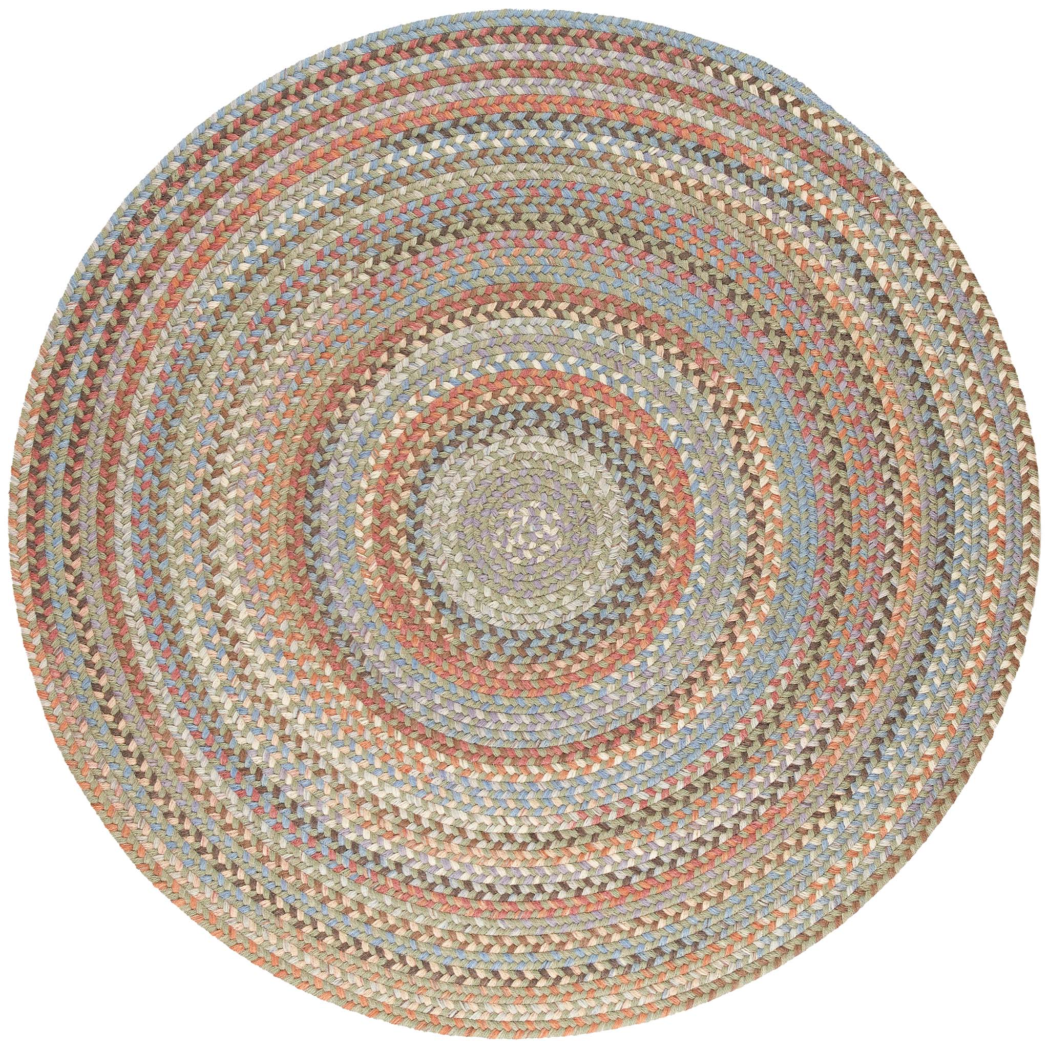 Bar Harbor Round Area Rug - Soft & Durable Non-Slip Carpet for Living Room, Bedroom, or Office Decor