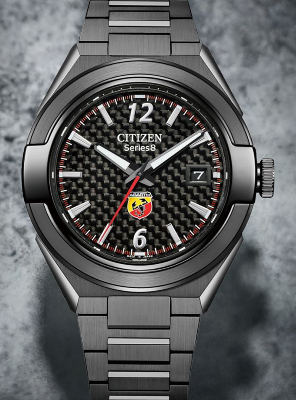 CITIZEN Series 8 870 Mechanical Watch - Abarth Collaboration Limited Edition NA1035-59E | Japan Made JDM Timepiece | Perfect for Collectors & Motorsport Enthusiasts