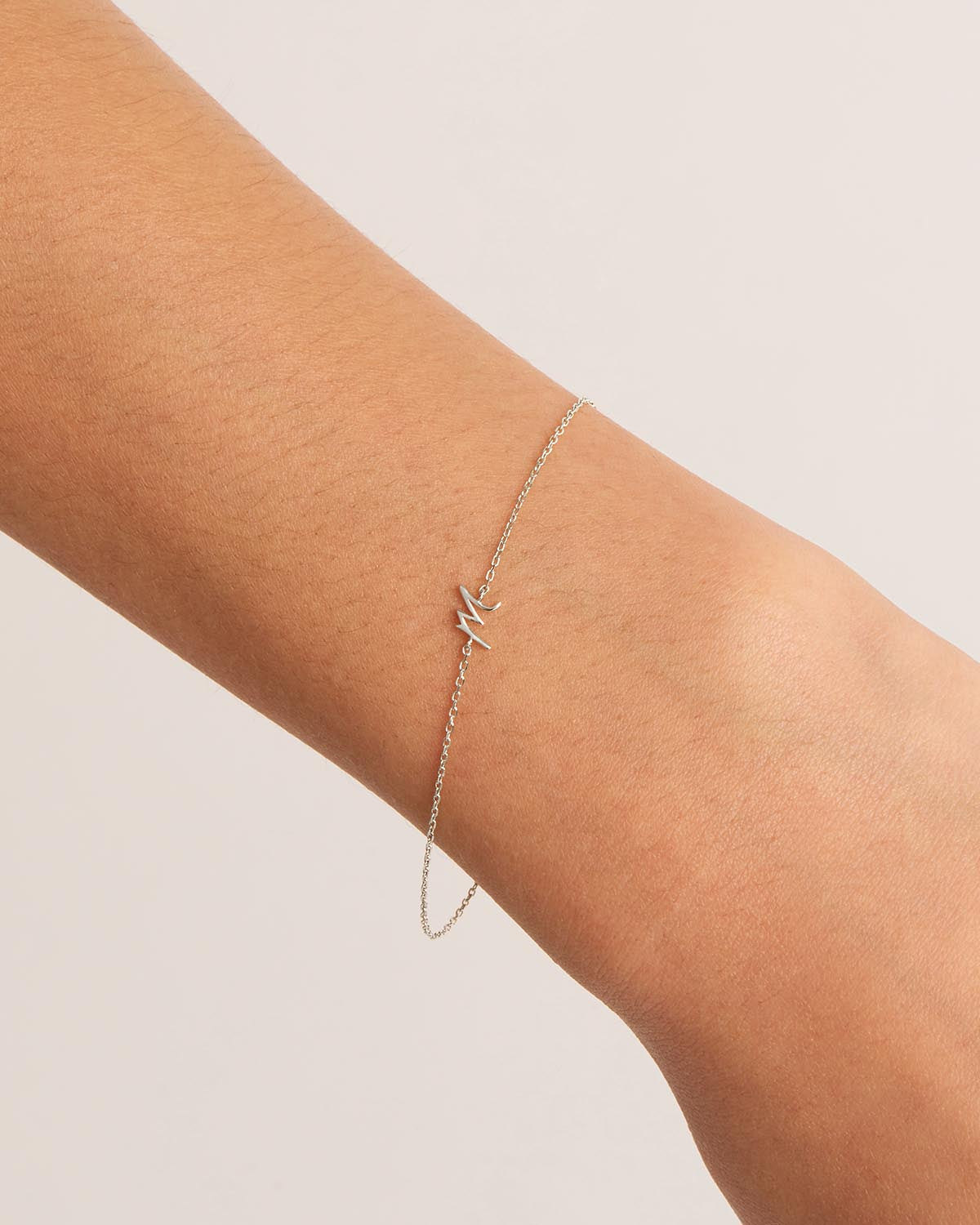 925 Sterling Silver Love Letter Bracelet - Romantic Gift for Her, Engraved Jewelry for Women, Perfect for Anniversaries & Valentine's Day