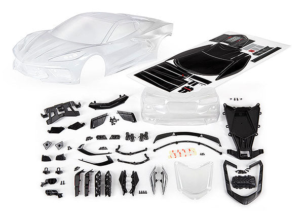 Chevrolet Corvette Stingray Replacement Body Panel - Clear/Unpainted Fiberglass for DIY Auto Restoration & Custom Projects | Perfect for Car Enthusiasts & Professional Body Shops