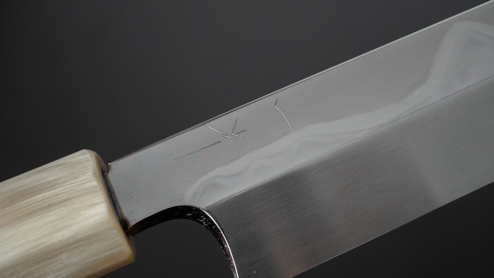 Hitohira Togashi White #1 Fuji Mizu Honyaki Yanagiba 330mm Sushi Knife with Taihei Ebony Handle & Saya - Premium Japanese Chef Knife for Sushi, Sashimi & Fine Slicing
