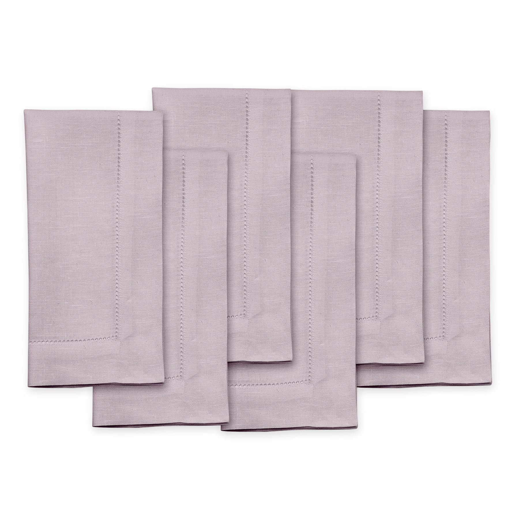 Premium Classic Hemstitch Linen Napkins - Elegant Dinner Table Decor for Weddings, Parties & Fine Dining