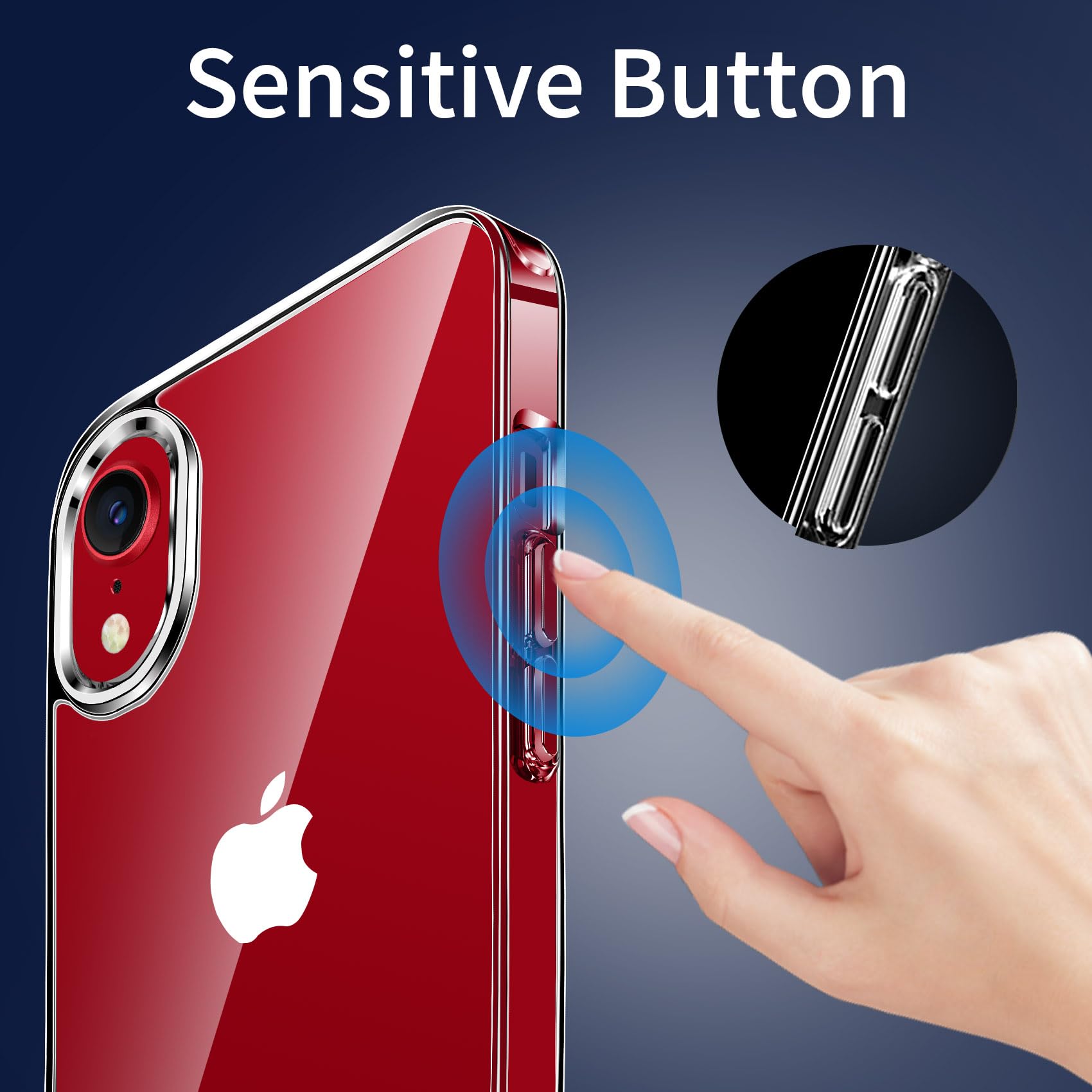 iPhone X/XS Clear Shockproof Phone Case - Slim Anti-Scratch Hard PC Back Protective Cover | Compatible with iPhone X & XS | Perfect for Everyday Protection & Drop Prevention