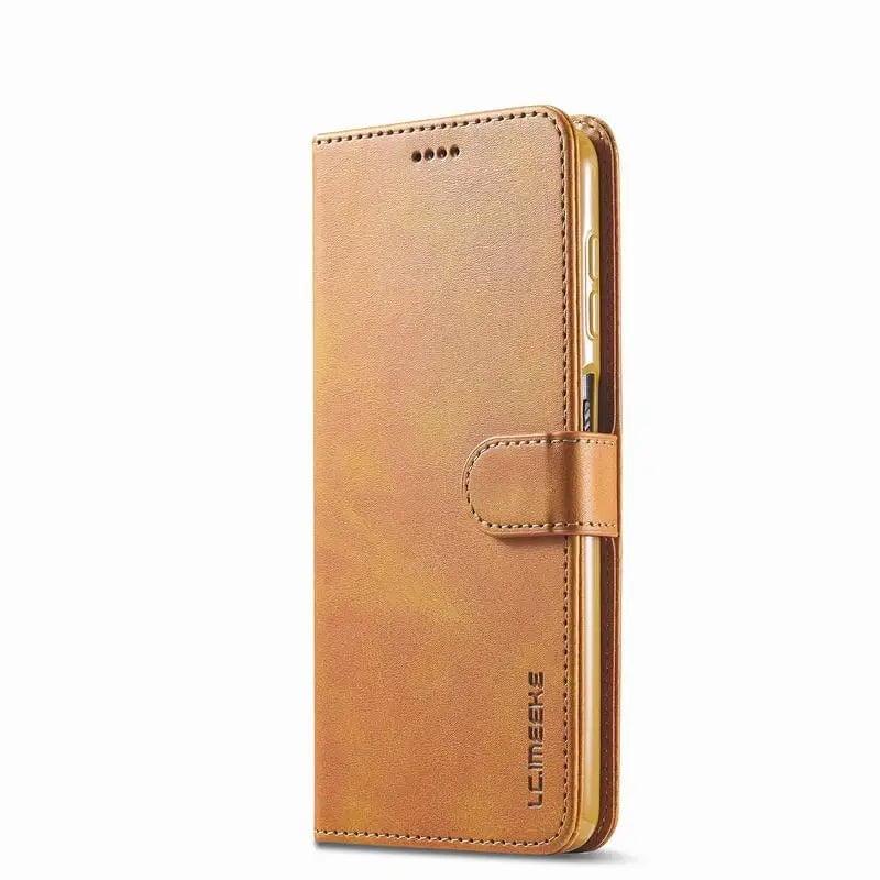 Samsung Galaxy S24 Vegan Leather Wallet Case - Slim Protective Cover with Card Slots | Perfect for Everyday Use, Travel & Business Meetings