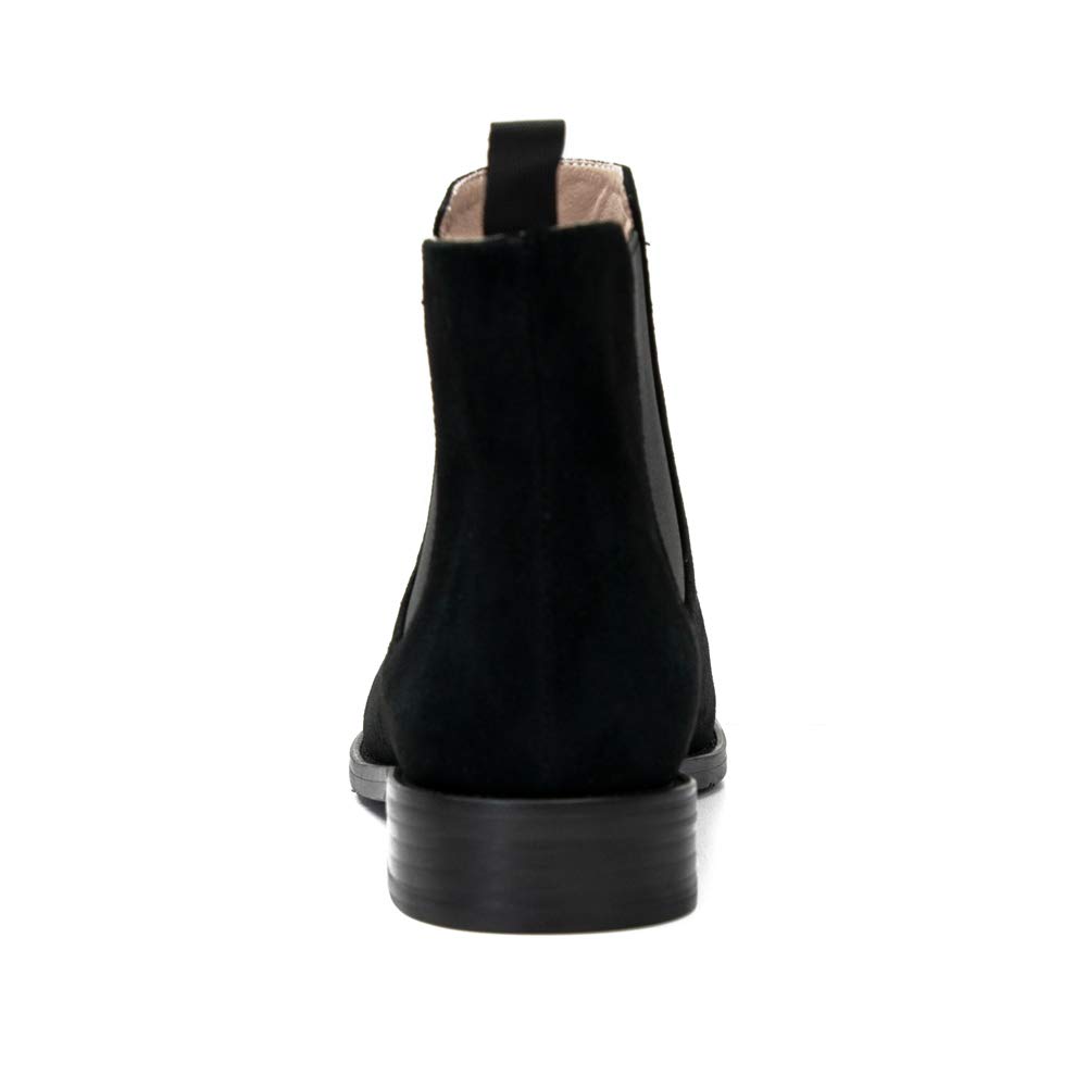Women's Suede Chelsea Boots - Comfortable Ankle Boots for Casual Wear | Perfect for Fall, Winter & Everyday Outfits