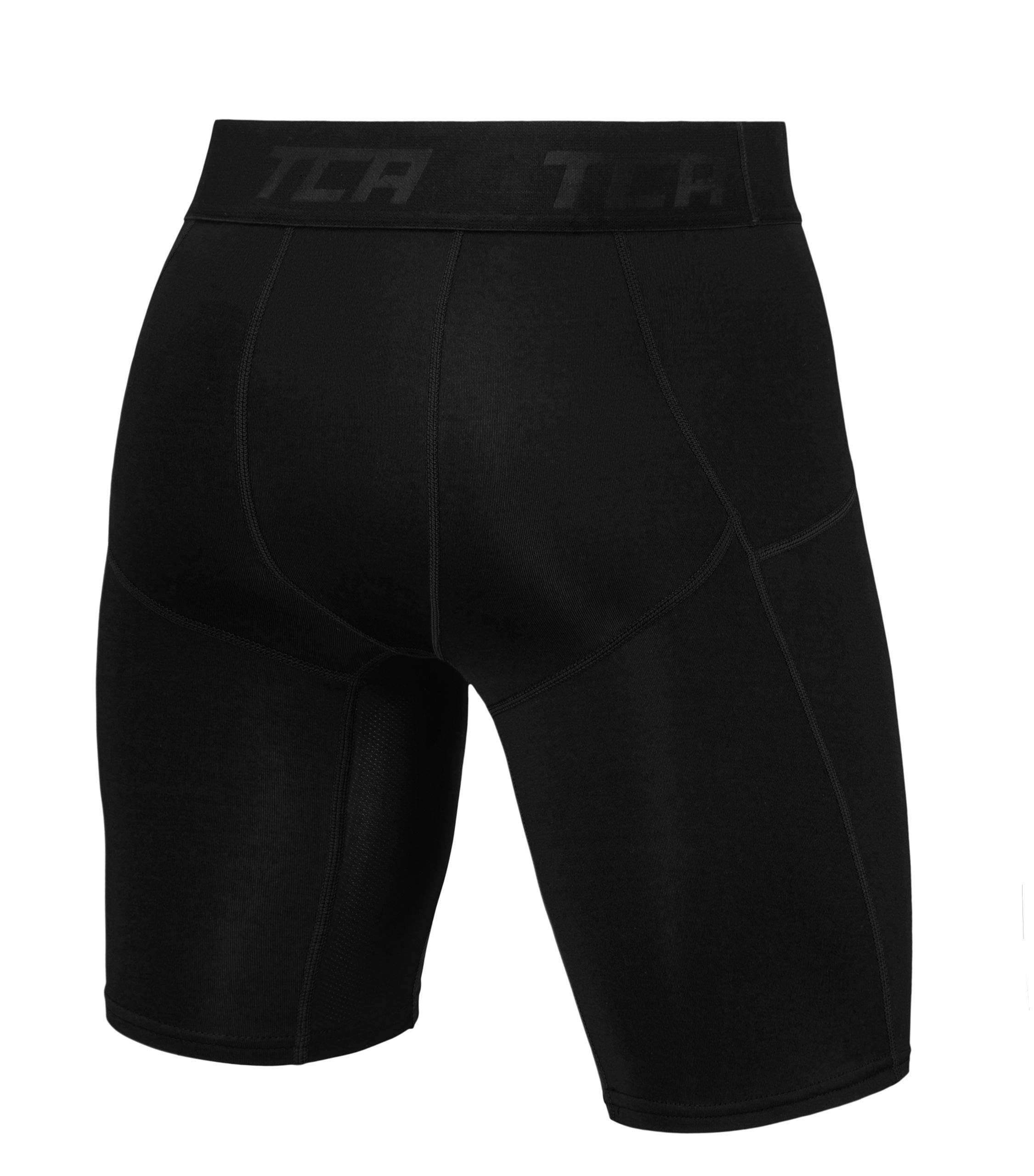 TCA Men's & Boys' SuperThermal Compression Base Layer Thermal Underwear Shorts - Cold Weather Workout & Outdoor Activities
